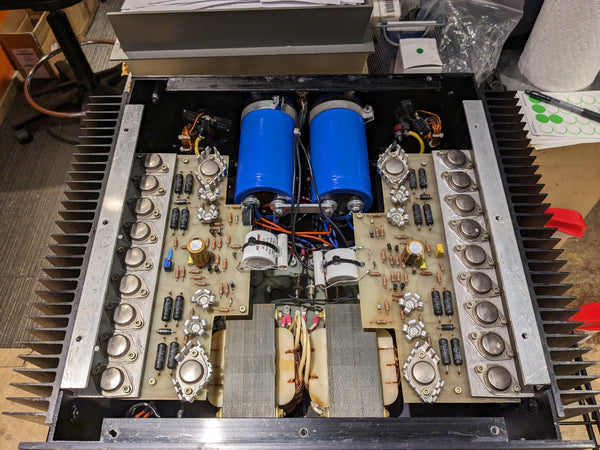 Bedini 100/100 MKII Stereo Power Amplifier - Fully Upgraded Recap