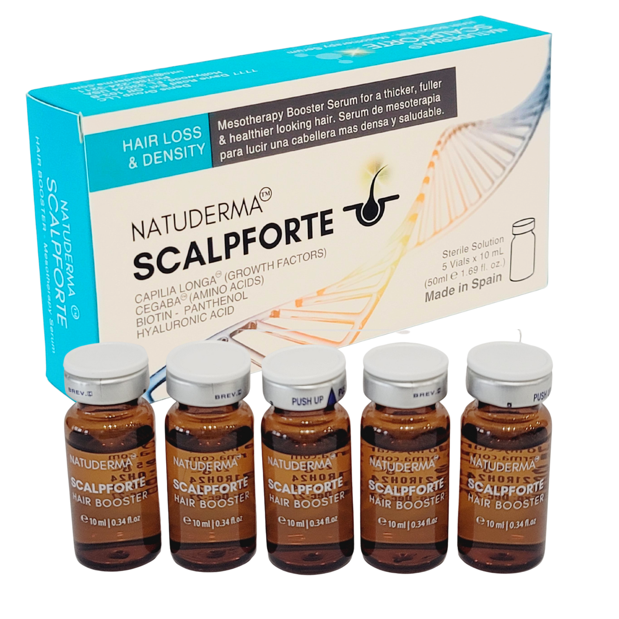 Exosomes Peptides SCALPFORTE Hair Loss Microneedling Serum by