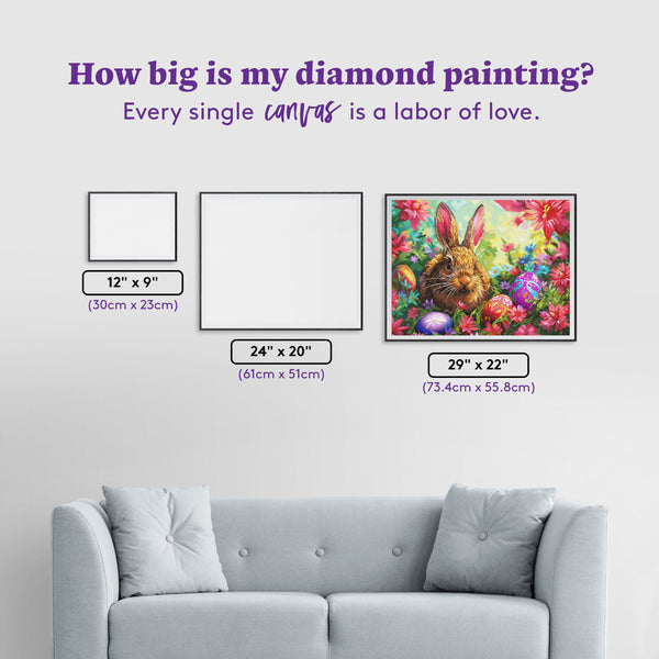 Hoppy Spring Bunny – Diamond Art Club