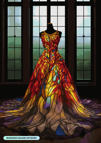 Stained Glass Gown – Diamond Art Club