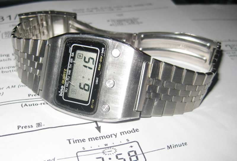 BINO - 50QS-17 - Digital - Vintage Digital Watch - Digital-Watch.com