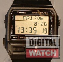 CASIO - DBA-100 - Databank - Vintage Digital Watch - Digital-Watch.com