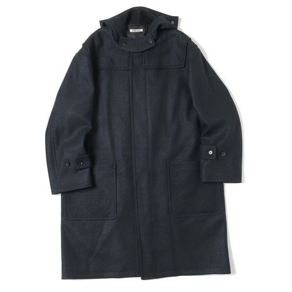 WOOL SILK MELTON DUFFLE COAT (A9AC02SN) | AURALEE / ジャケット