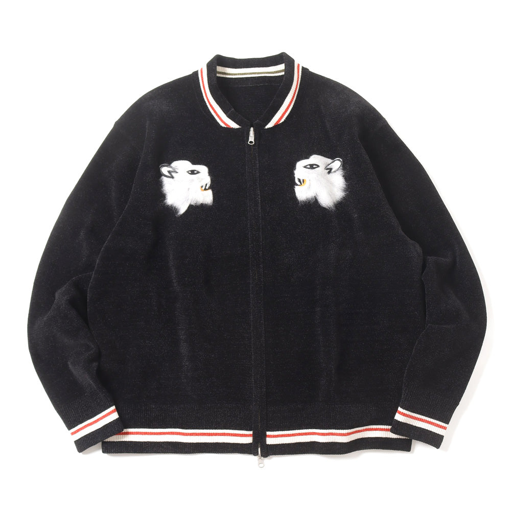 DAIRIKU(ダイリク)Needle Punch Rversible Ska Knit (24AW K-2