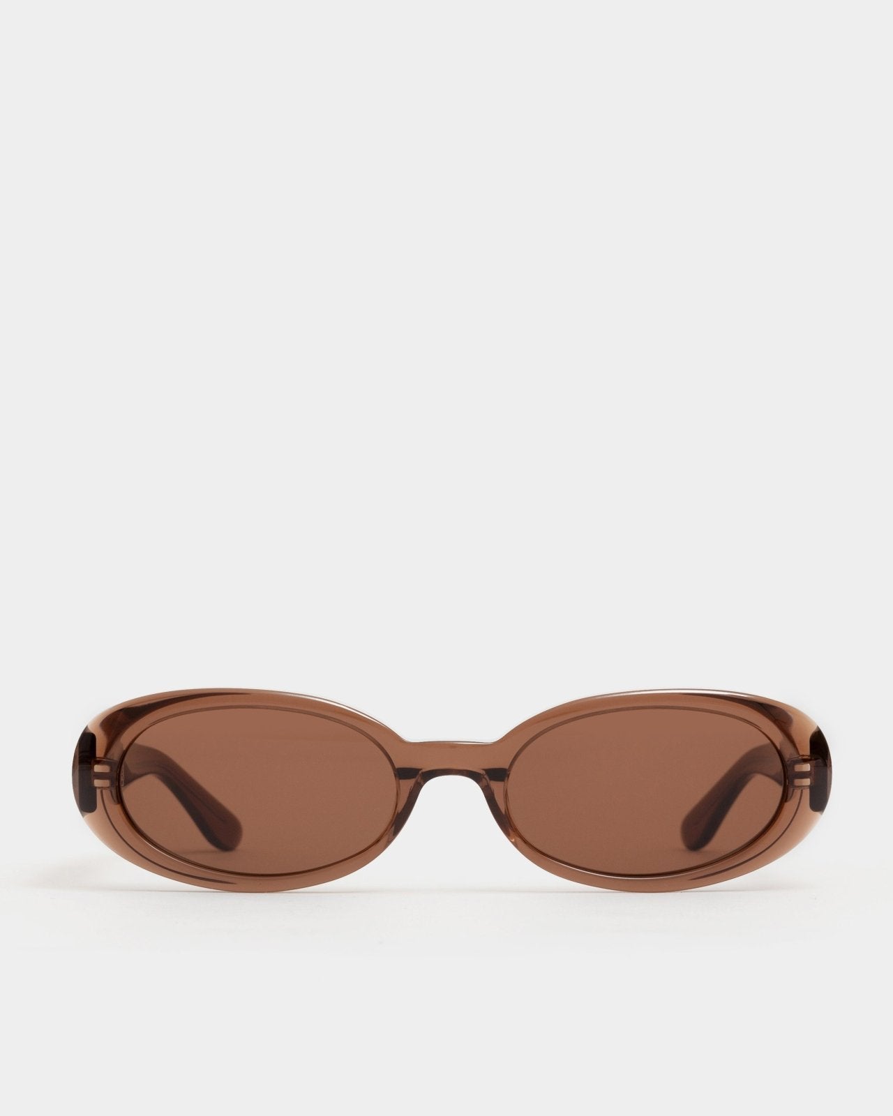 Valentina Transparent Brown Sunglasses — DMY Studios