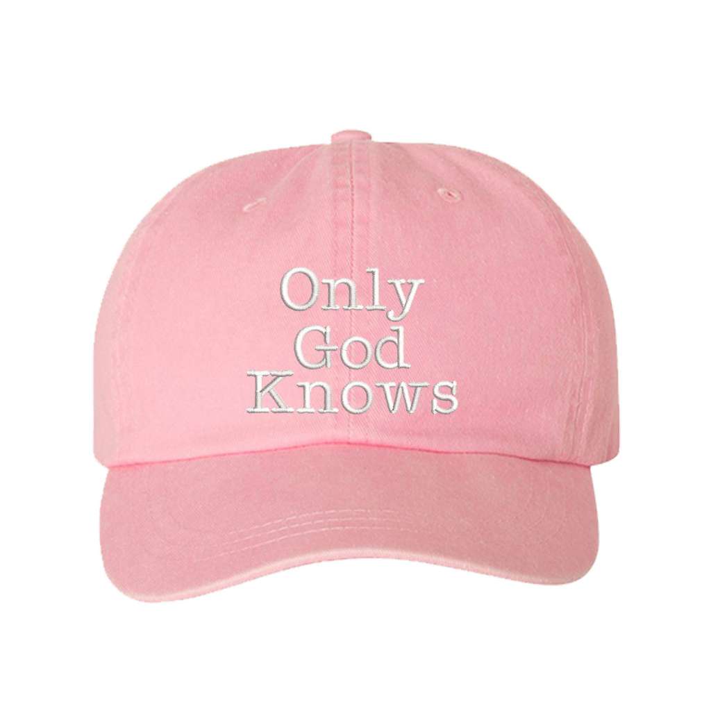 Washed Baseball Hat | Only God Knows Baseball Hat – DSY Lifestyle