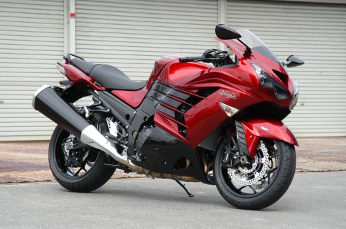 ZX-14R ABS キャンディーワインレッド ペイント完了そして納車しました