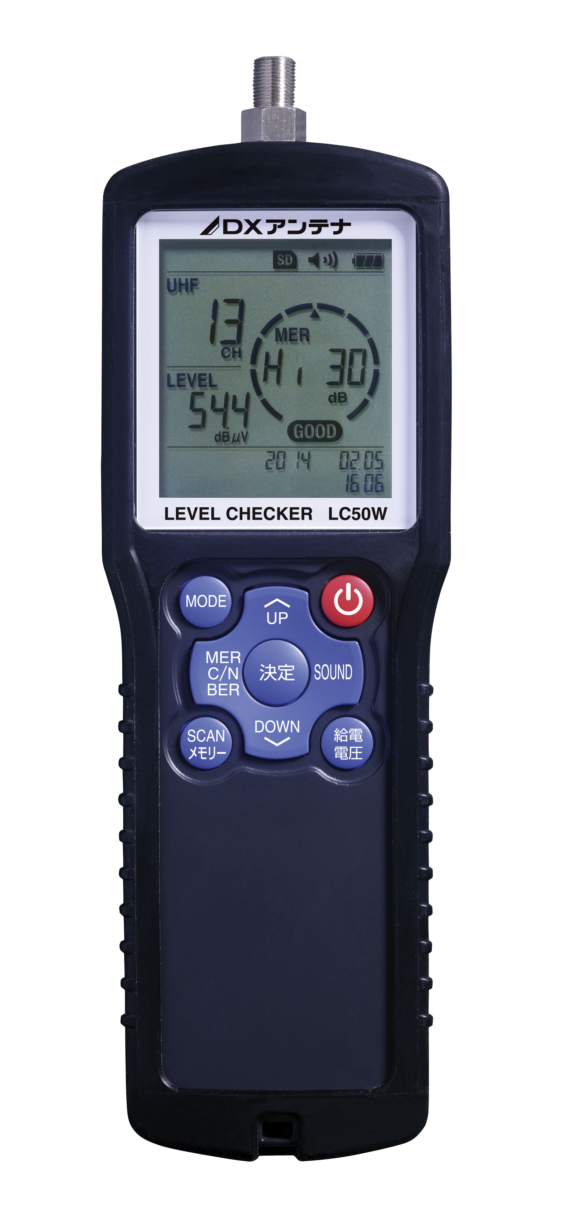 地デジ＋BS＋110 度CS＋更にLTE に対応したレベルチェッカーを発売