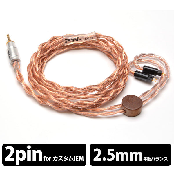 PW AUDIO No.5 JP Ver. CIEM 2pin 2.5mm Balanced – e☆イヤホン