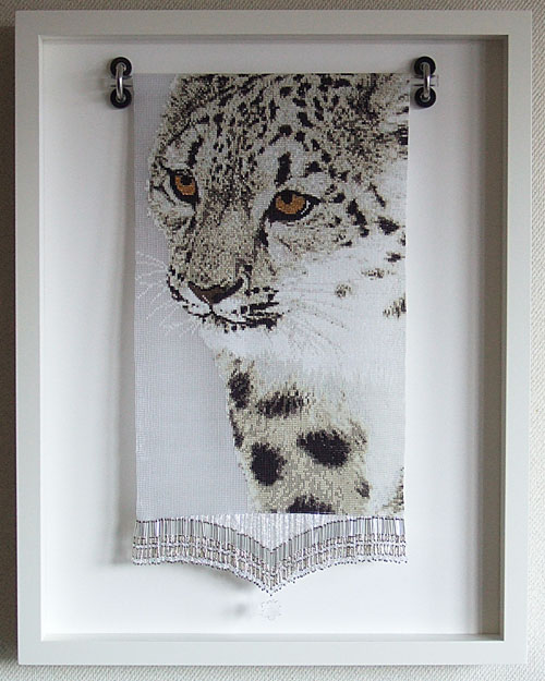 タペストリー額『雪豹Vol.4』