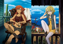 エル・カザド 直筆サイン入り額装複製原画(エリス/ナディ) GOODS