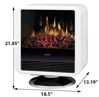 Dimplex Cube White Freestanding Electric Stove | Electric