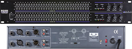 ART EQ355｜デュアル・チャンネル 31バンド 1/3オクターブ・グラフィックEQ