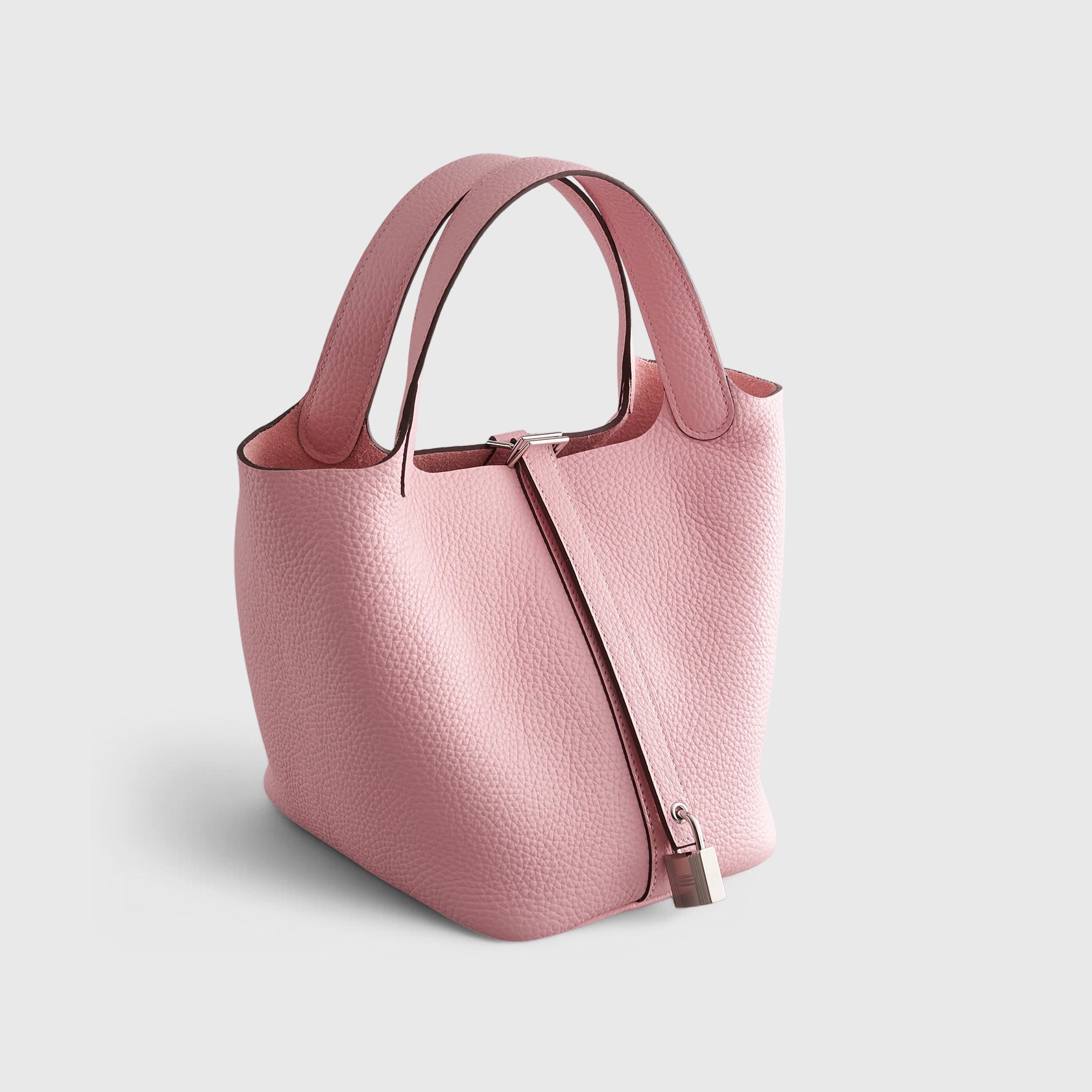 Hermès Picotin 18 Clemence Rose Sakura Palladium Hardware