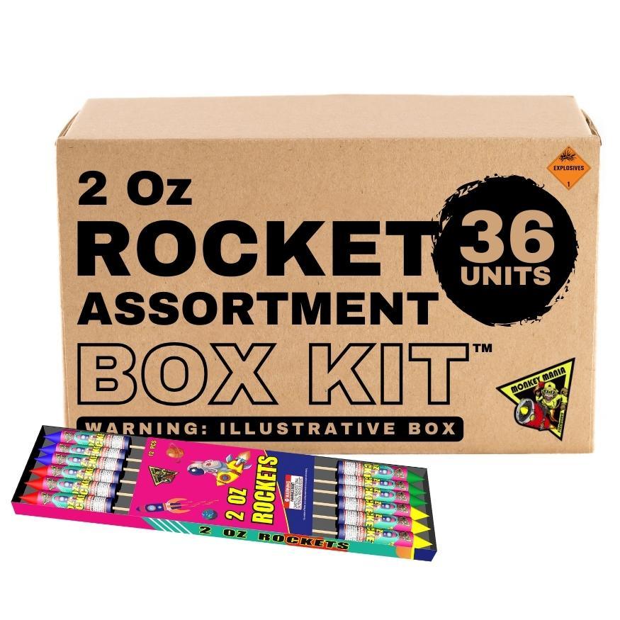 2 Oz Rocket Assortment | 16.8in Rocket Projectile at Elite Fireworks