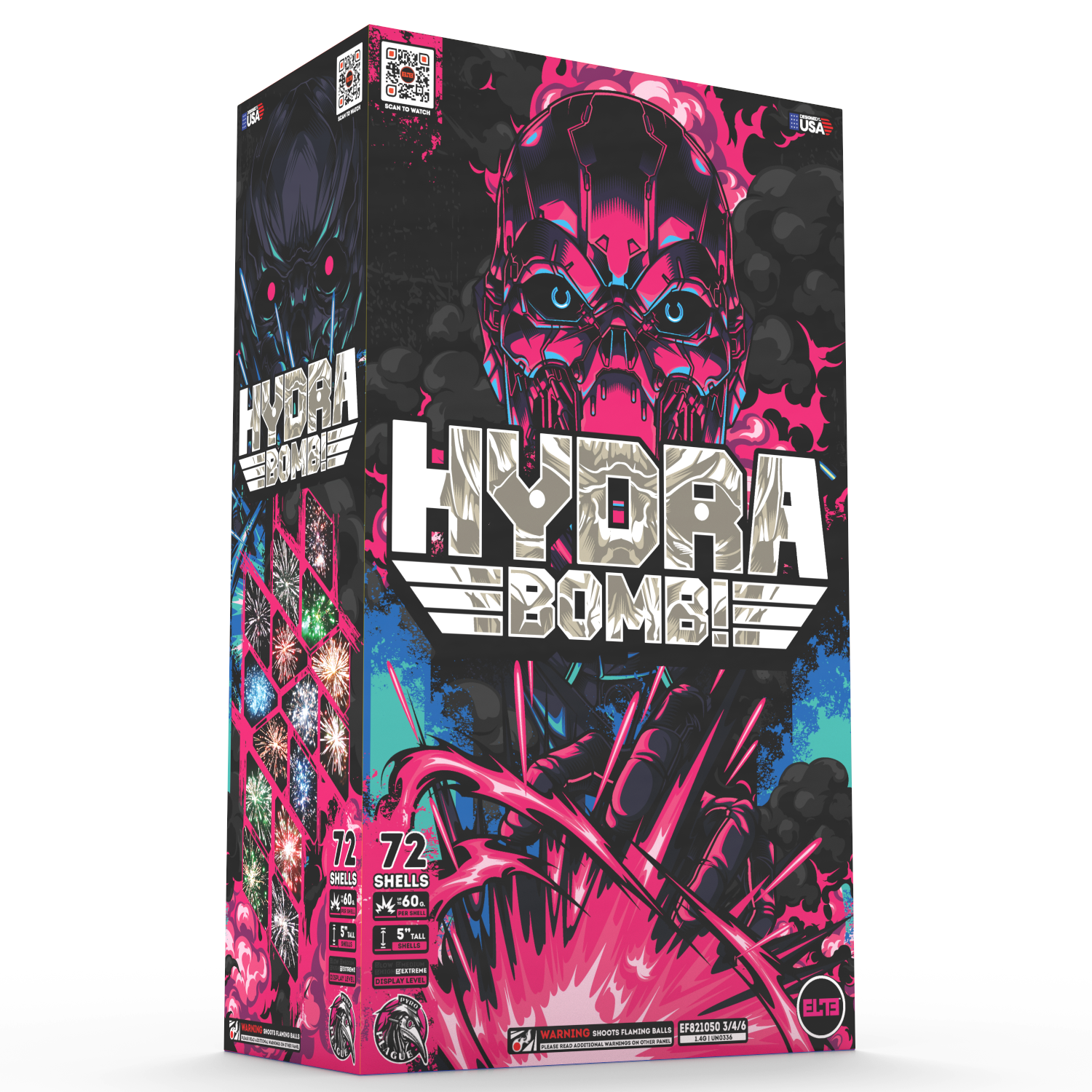 Hydra Bomb™ | 24 Break Artillery Shell at Elite Fireworks