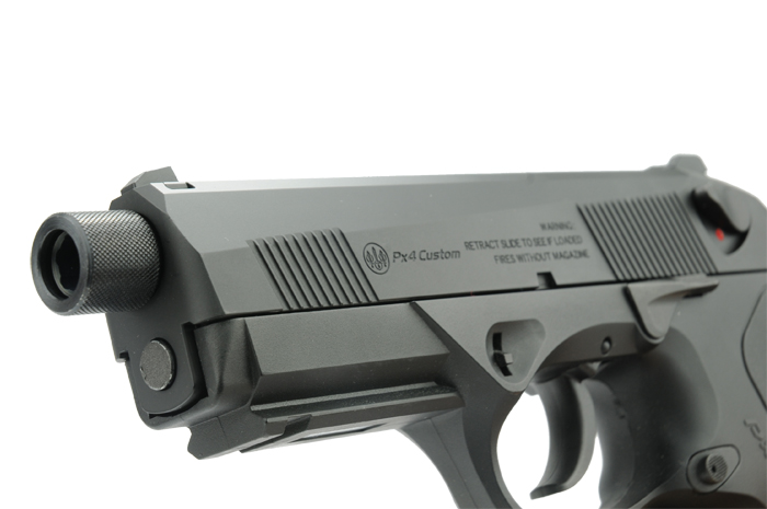 東京マルイPx4用 ネジ付きアウターバレル-14mm正ネジ仕様