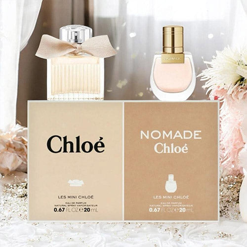 CHLOE LES MINI CHLOE SET 2023 NOMADE EDP 20ML + EAU DE PARFUM 20ML