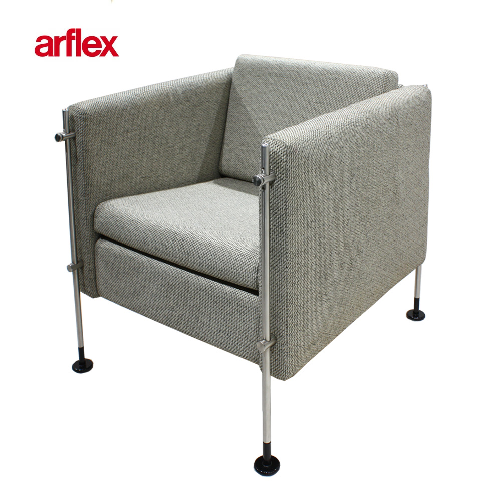 中古 】ARFLEX フェリックス1人掛けソファ 幅670mm 奥行780mm 高さ750