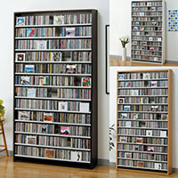幅48.5cm CD540枚収納 CDコレクター仕様 CDラック CDラック CD 収納