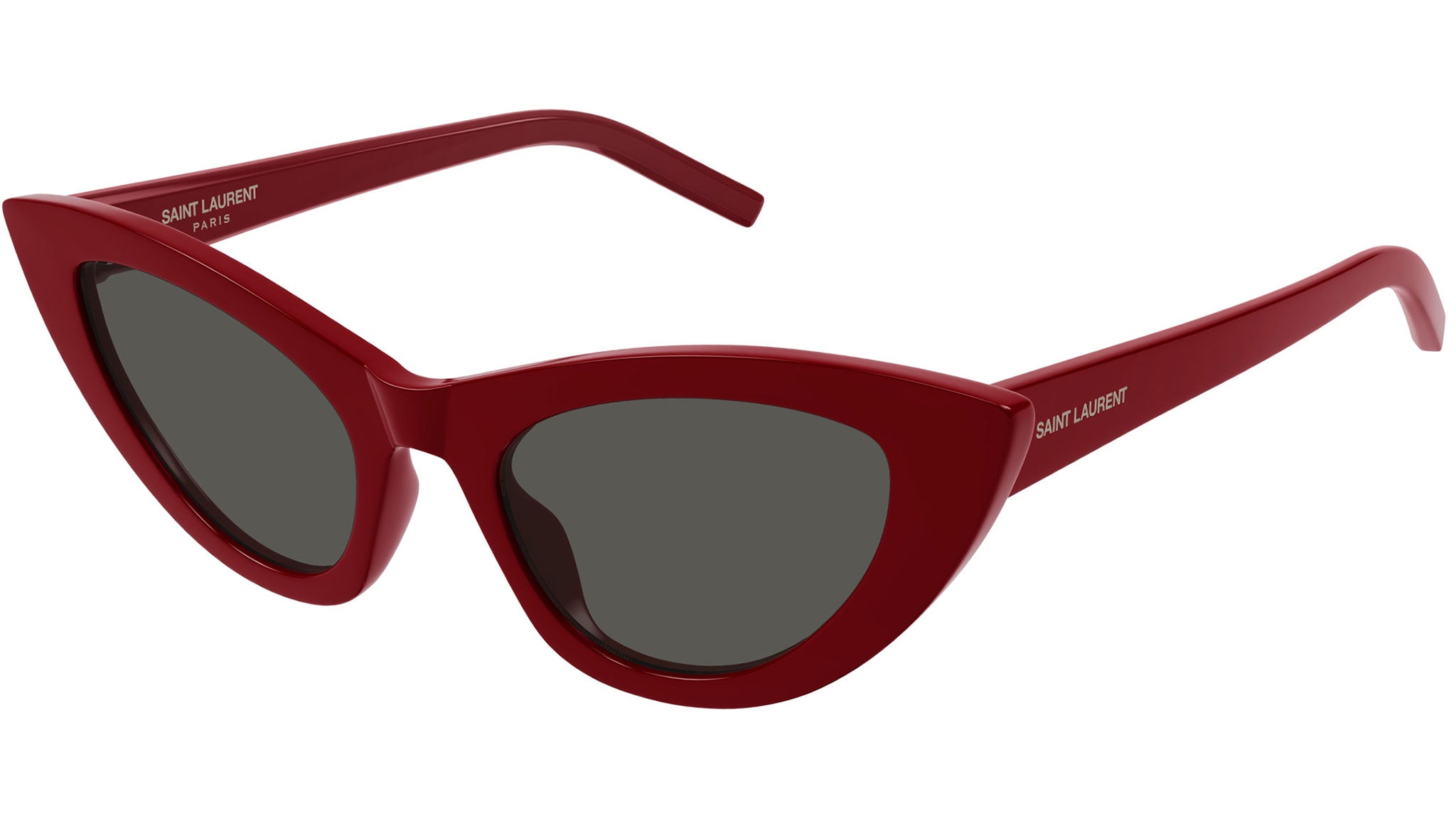 SL 213 LILY Saint Laurent Sunglasses 018 Shiny Red - eye-oo.com