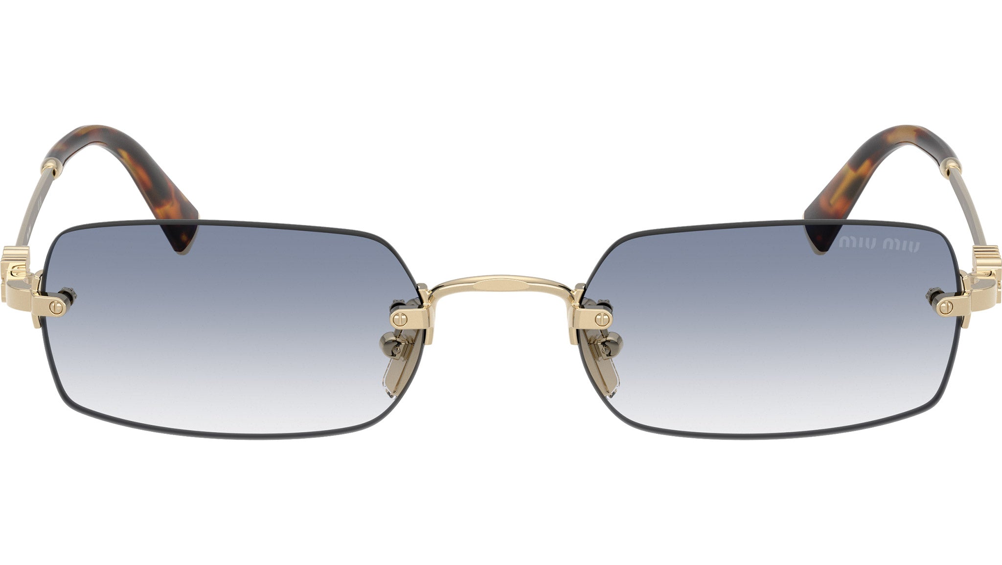 Miu Miu MUB50S Sunglasses ZVN80O Pale Gold - eye-oo.com