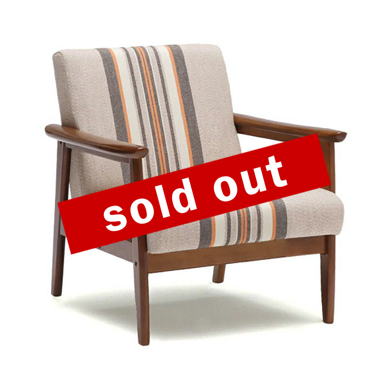 ○LimitedEdition005 カリモク60 Kチェア1シーター ストライプライト