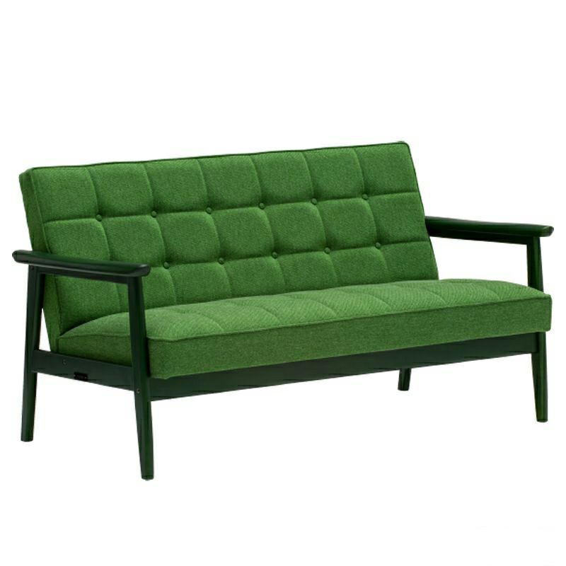 在庫なくなり次第販売終了】カリモク60 Kチェア2シーターグリーン