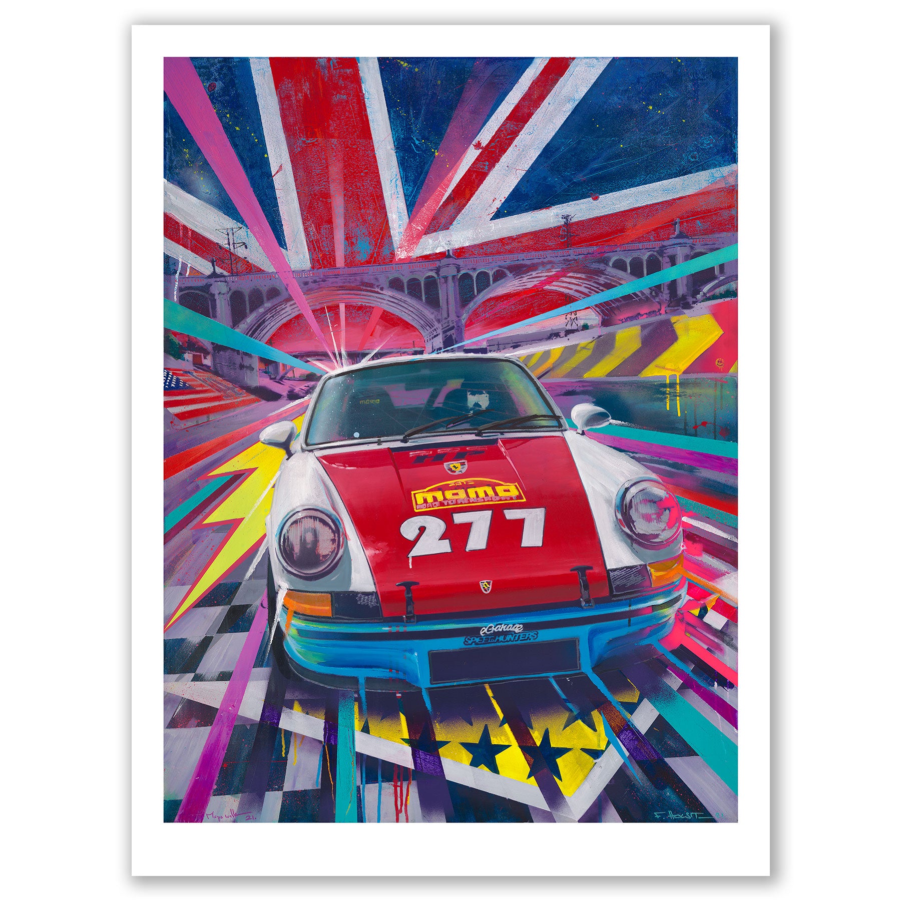 Felix Holst X Magnus Walker 277' limited edition print