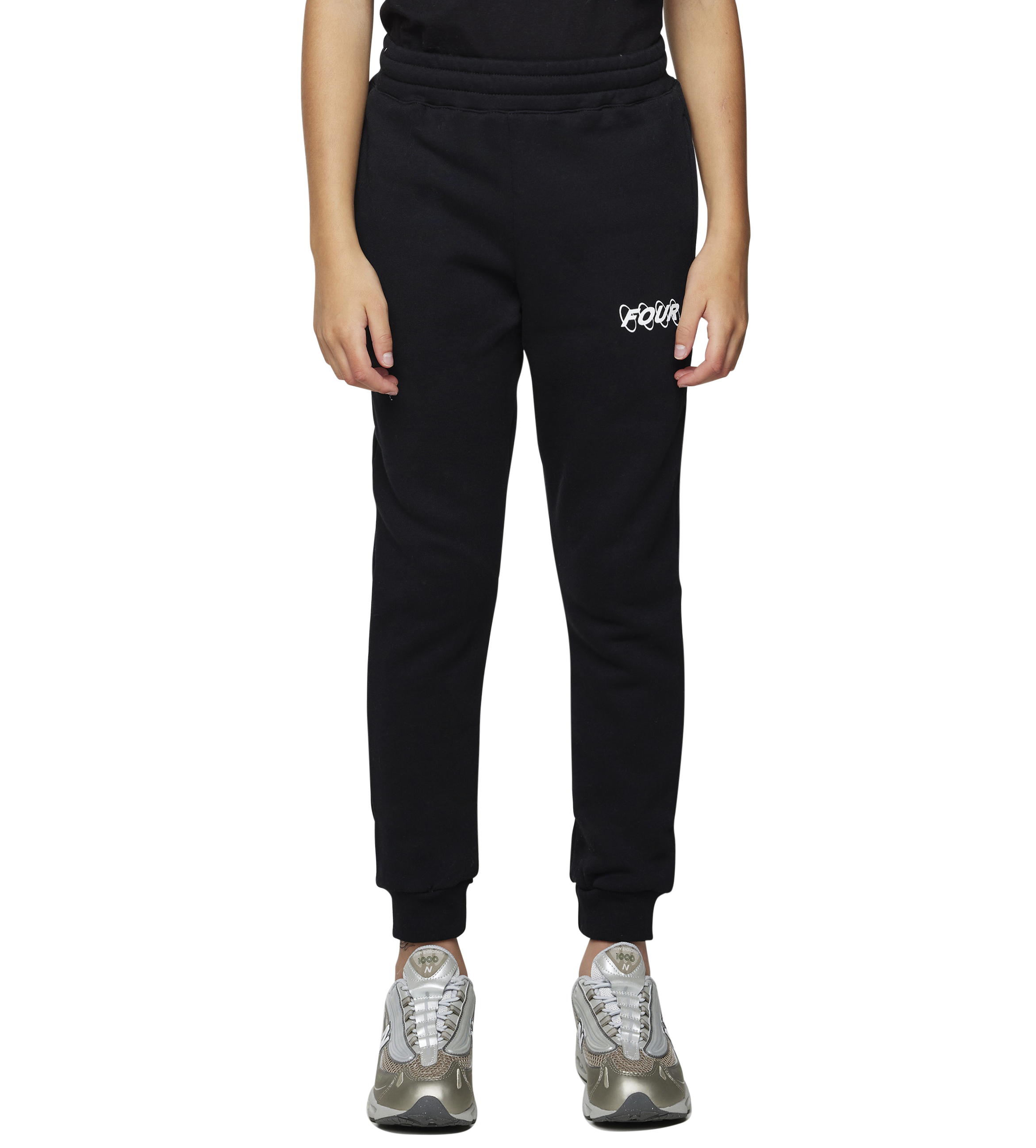Circles Logo Sweatpants Black – FOUR Kids