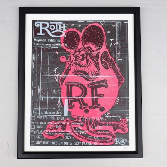 ED ROTH （エドロス） RAT FINK ラットフィンク 30枚限定 RF NEGITIVE