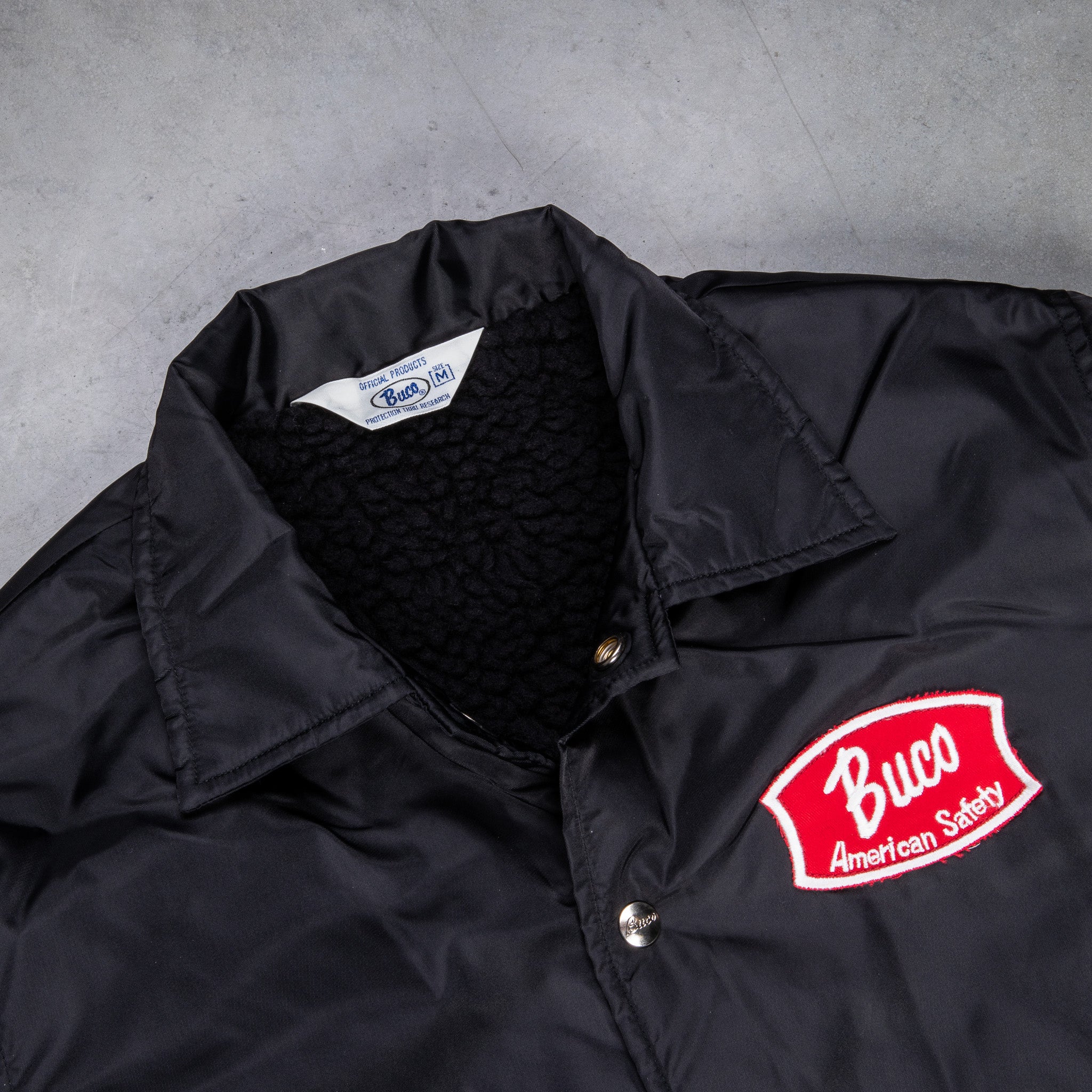 Buco Acrylic Lined Coach Jacket / Engineer Black – Frans Boone Store