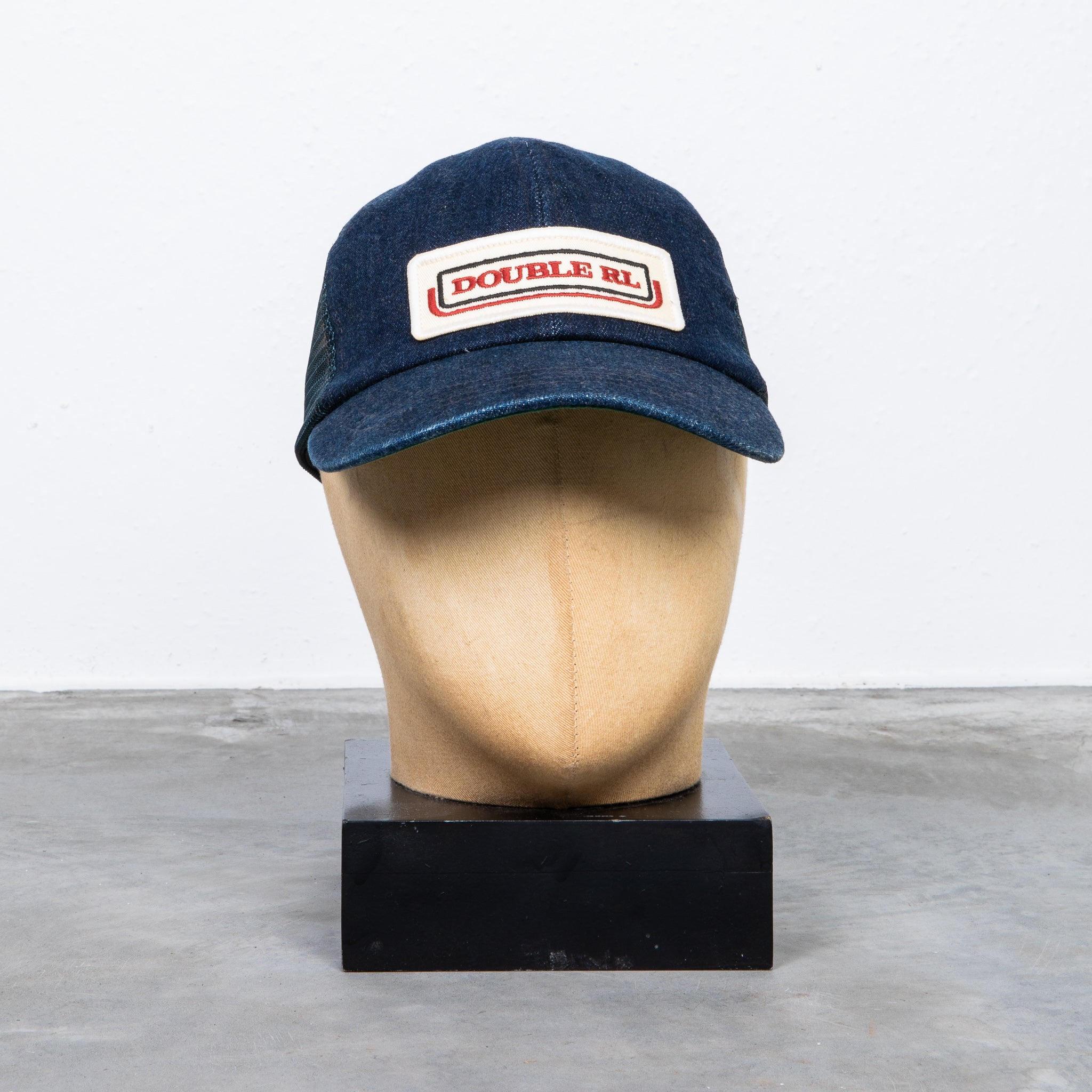 RRL Mesh Trucker hat cotton denim indigo – Frans Boone Store