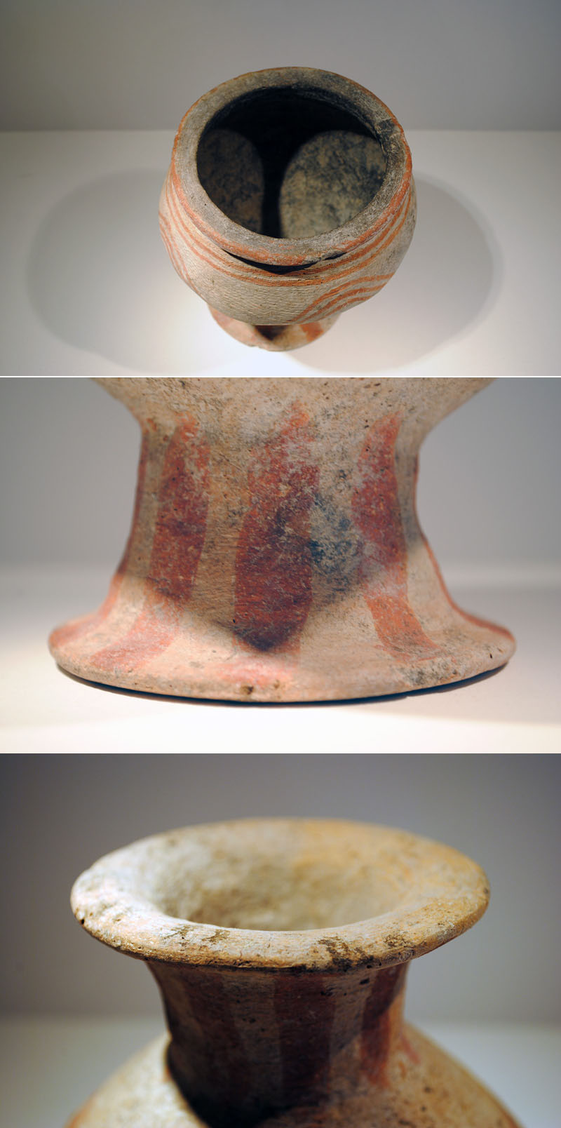 中上 ///NAKAGAMI - バンチェン 線刻彩色土器 | 古美術品専門サイト