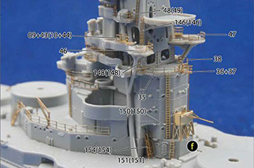 1/700 特SPOT56 日本海軍戦艦 長門 開戦時 パーフェクト｜1/700 特