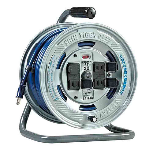ハタヤ・シンタイガーリール 30m・ST-30－電動工具・電工ドラム