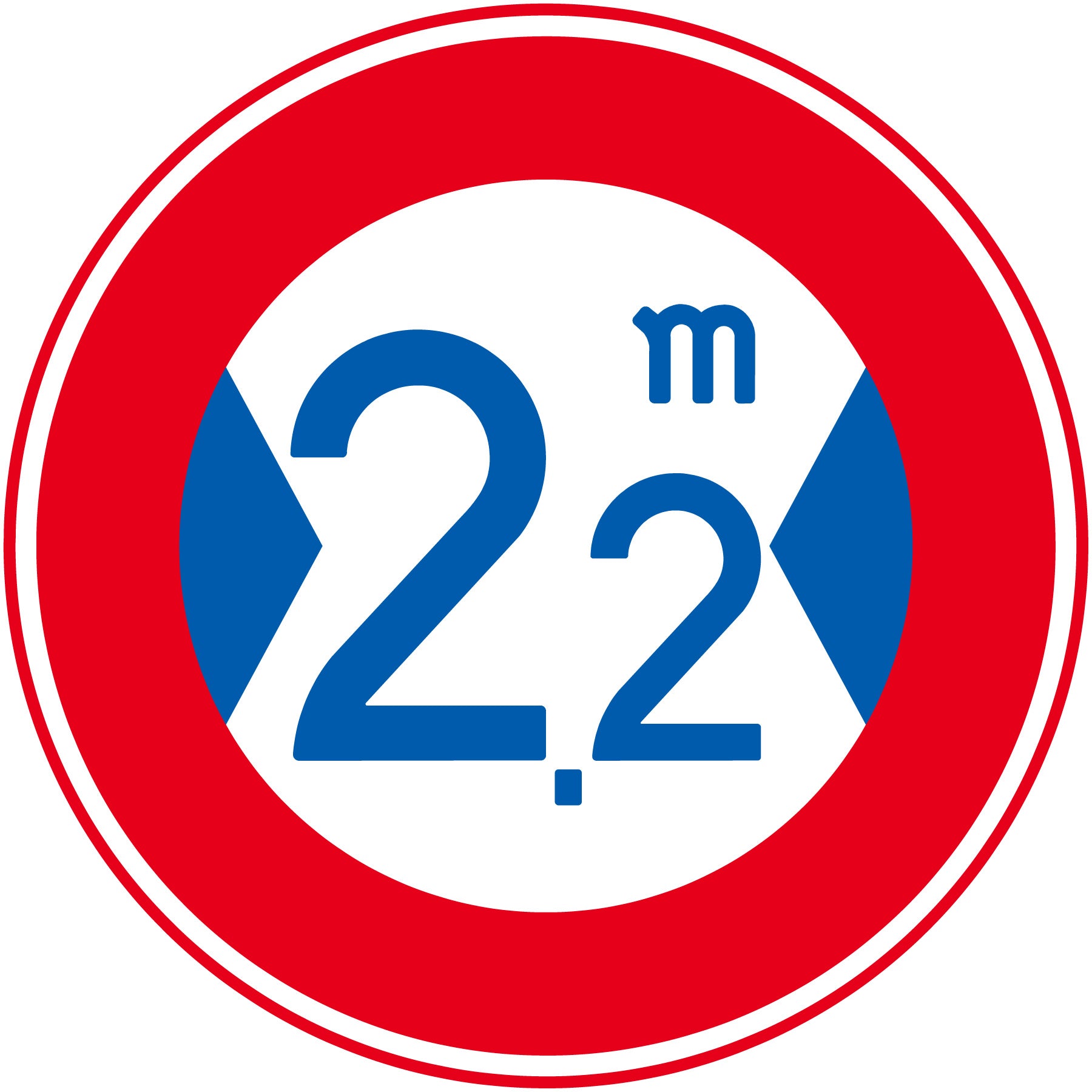 規制標識 S322 最大幅 ステッカーφ400 – GREEN CROSS-select