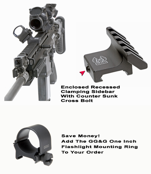 45 Degree Offset Mount - Accessory Rail | GG&G Tactical Accessories