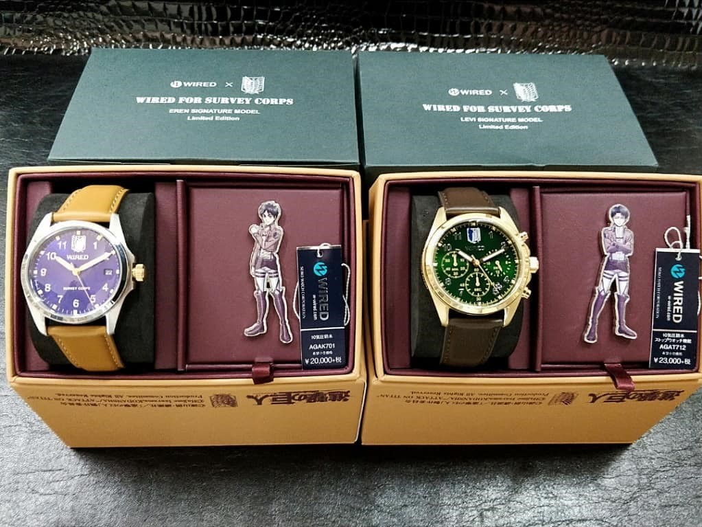 WIRED×進撃の巨人】衝撃のコラボモデル♪ | G-STYLE｜鹿児島の時計と