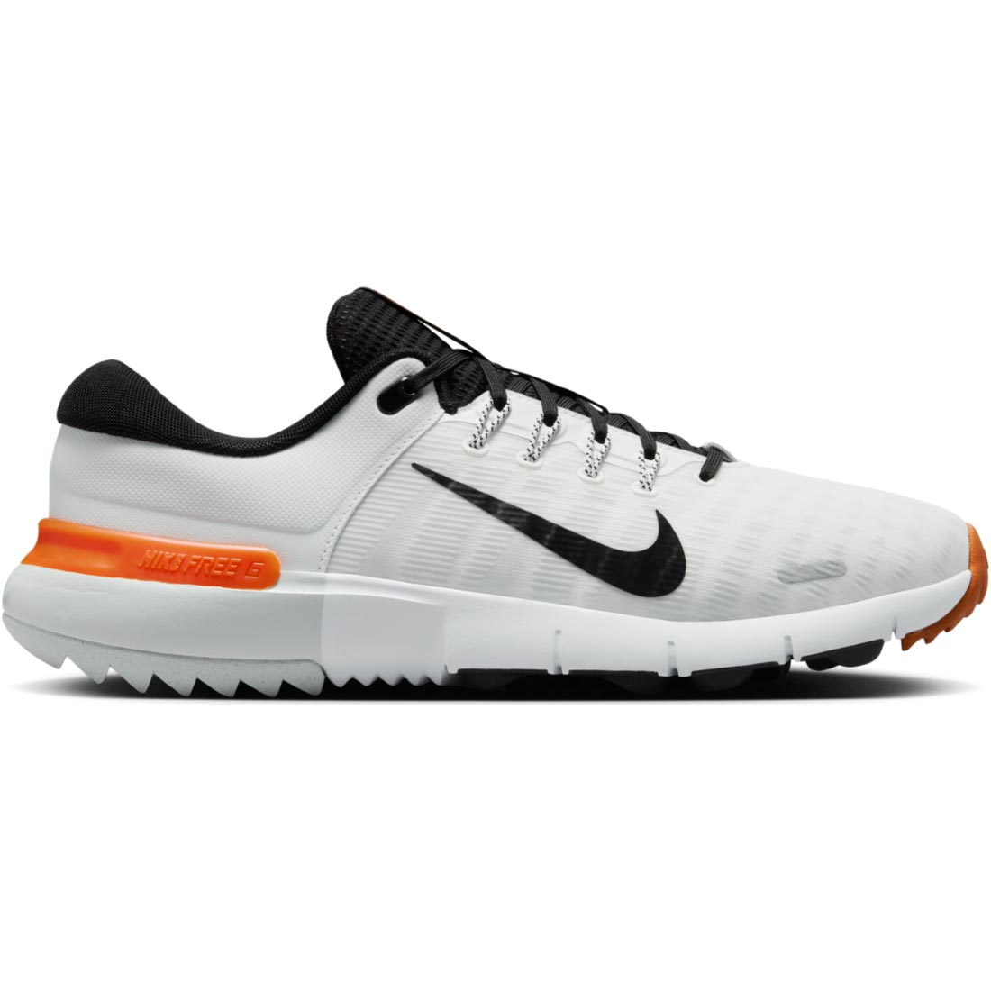 Nike Free Golf NN Golf Shoes White/Black/Safety Orange – Golf Discount