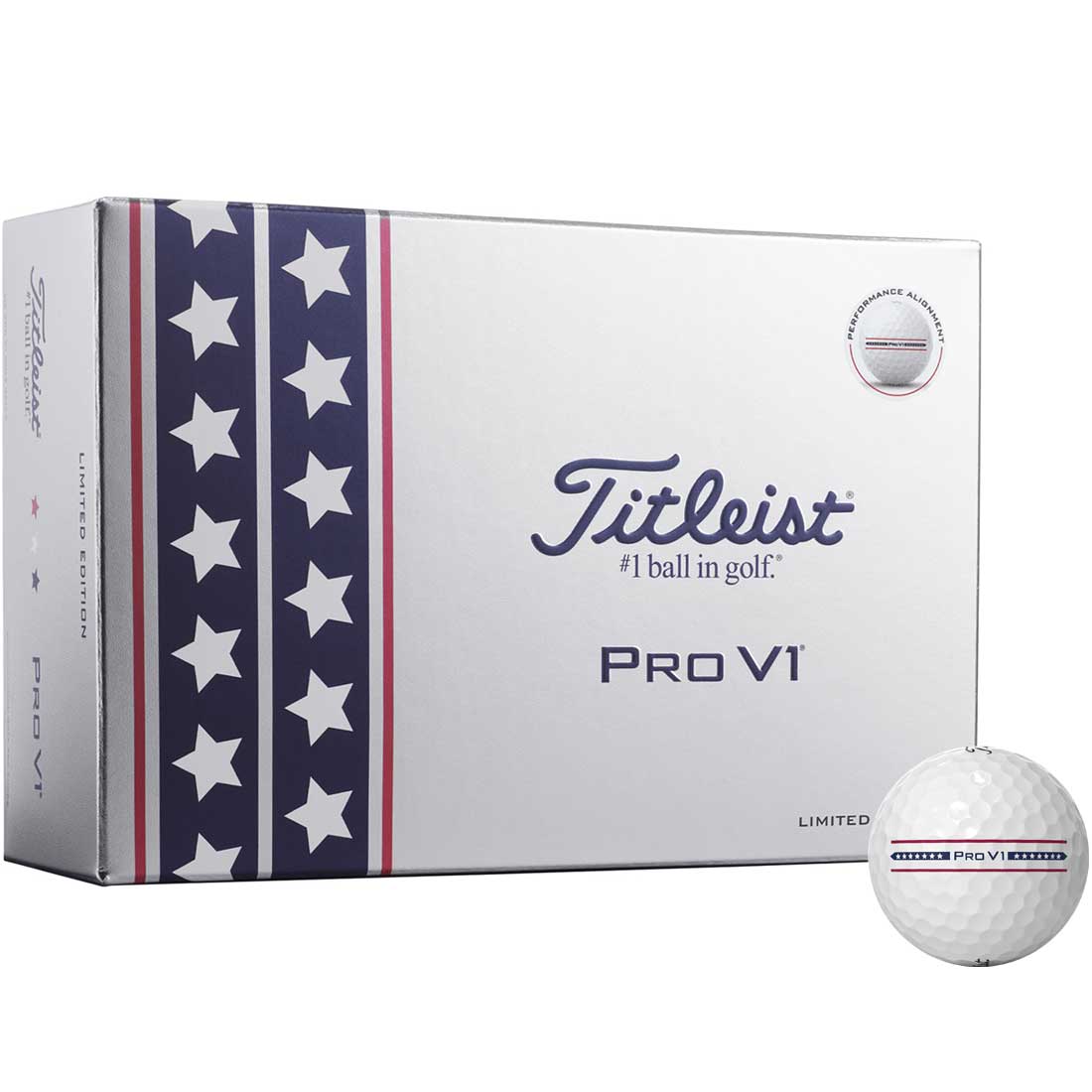 Titleist 2025 Pro V1 USA Limited Edition 6-Pack Golf Balls – Golf