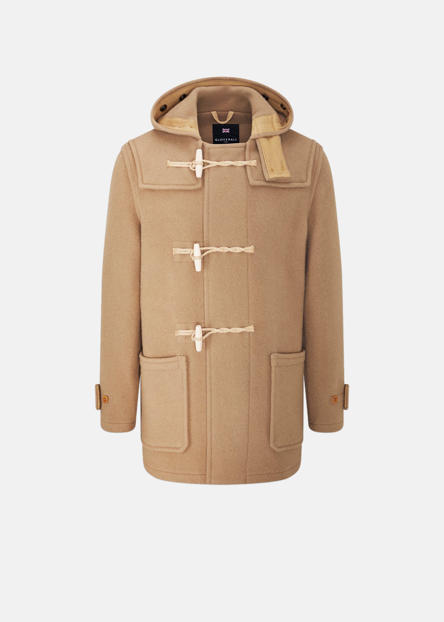 Men's Mid-Length Monty Duffle Coat Camel | Gloverall