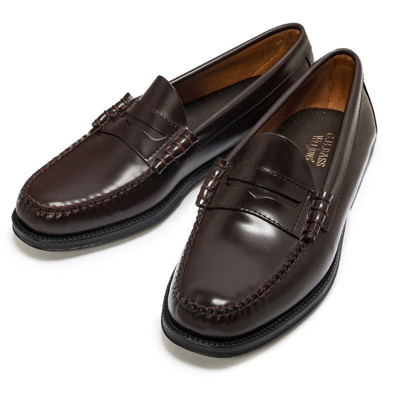 11711D LARSON / CHOCOLATE (RUBBER SOLE) - G.H.BASS