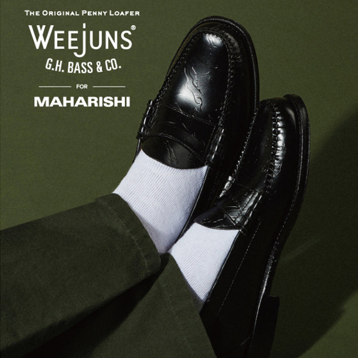 ローファー | 【限定商品】91010M LARSON MAHARISHI / BLACK (LEATHER