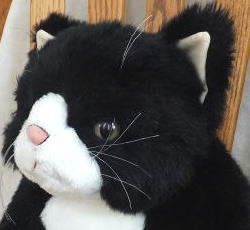 Cuddly（カドリー）デブ猫ぬいぐるみ 甚五郎 白黒はちわれ【送料無料