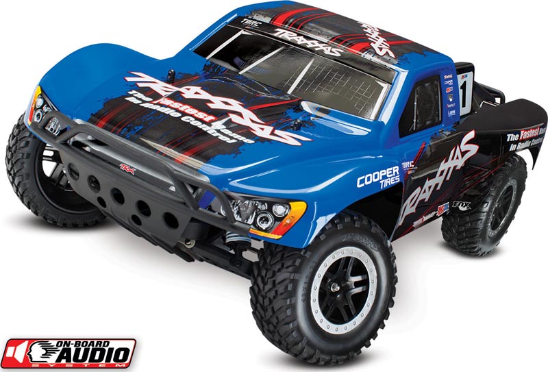 TRX580342 - 1/10 Slash SC 2WD RTR w/Audio/2.4GHz/Batt/Chrg By