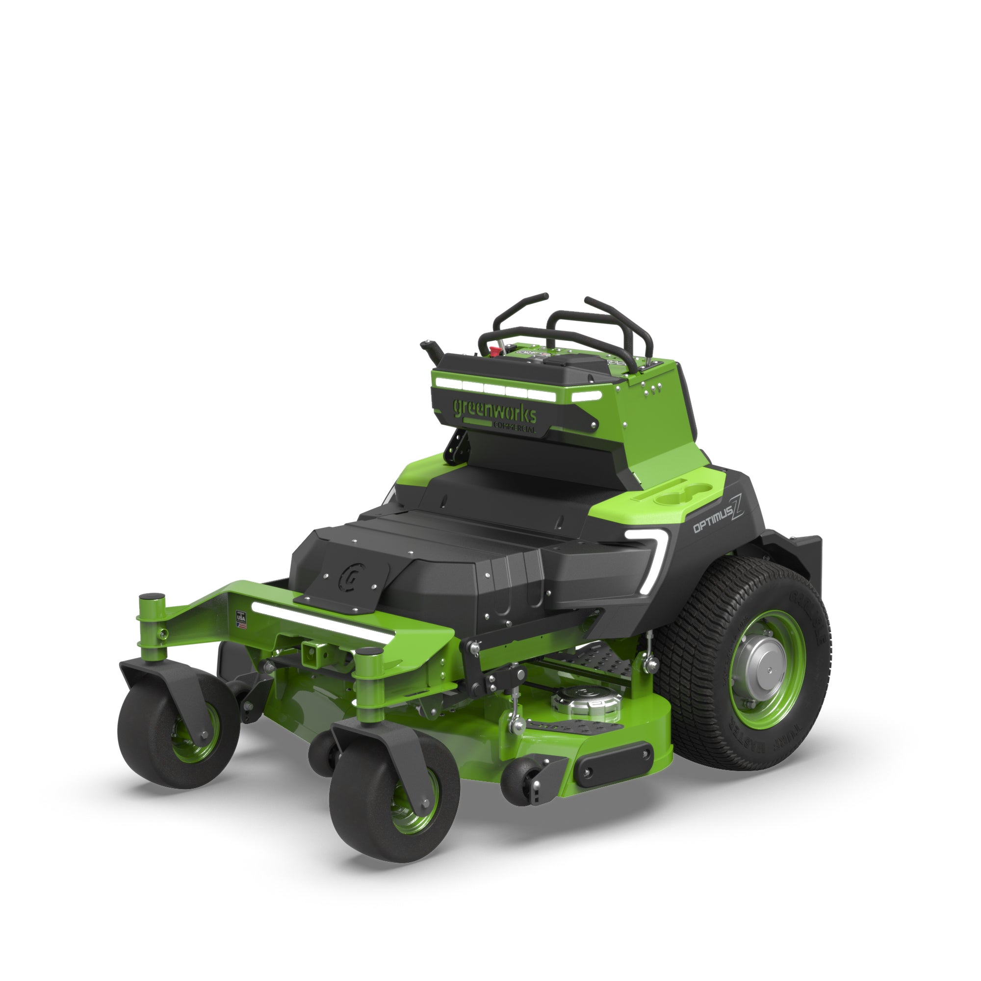 OptimusZ 48 IN 18kWh Stand-On Zero-Turn Mower | Greenworks Commercial