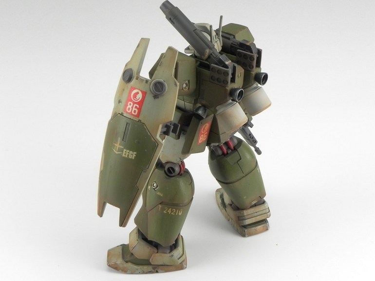 G-Work of The Day: HGUC 1/144 RGC-83 GM Cannon II Weathering Ver