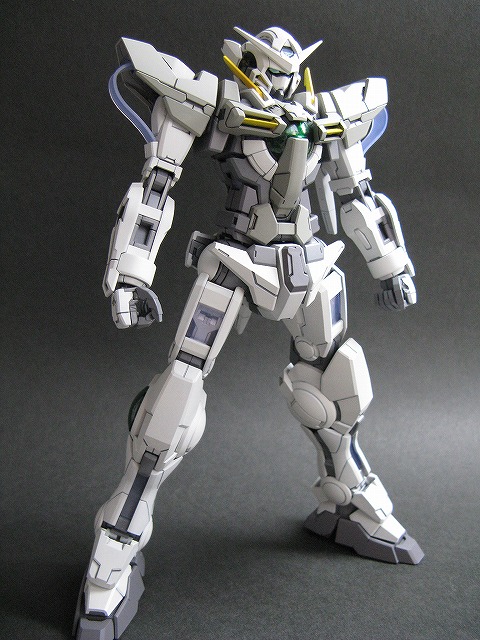 MG 1/100 GN-001 Gundam Exia Roll Out Color Ver. Modeled by miffy
