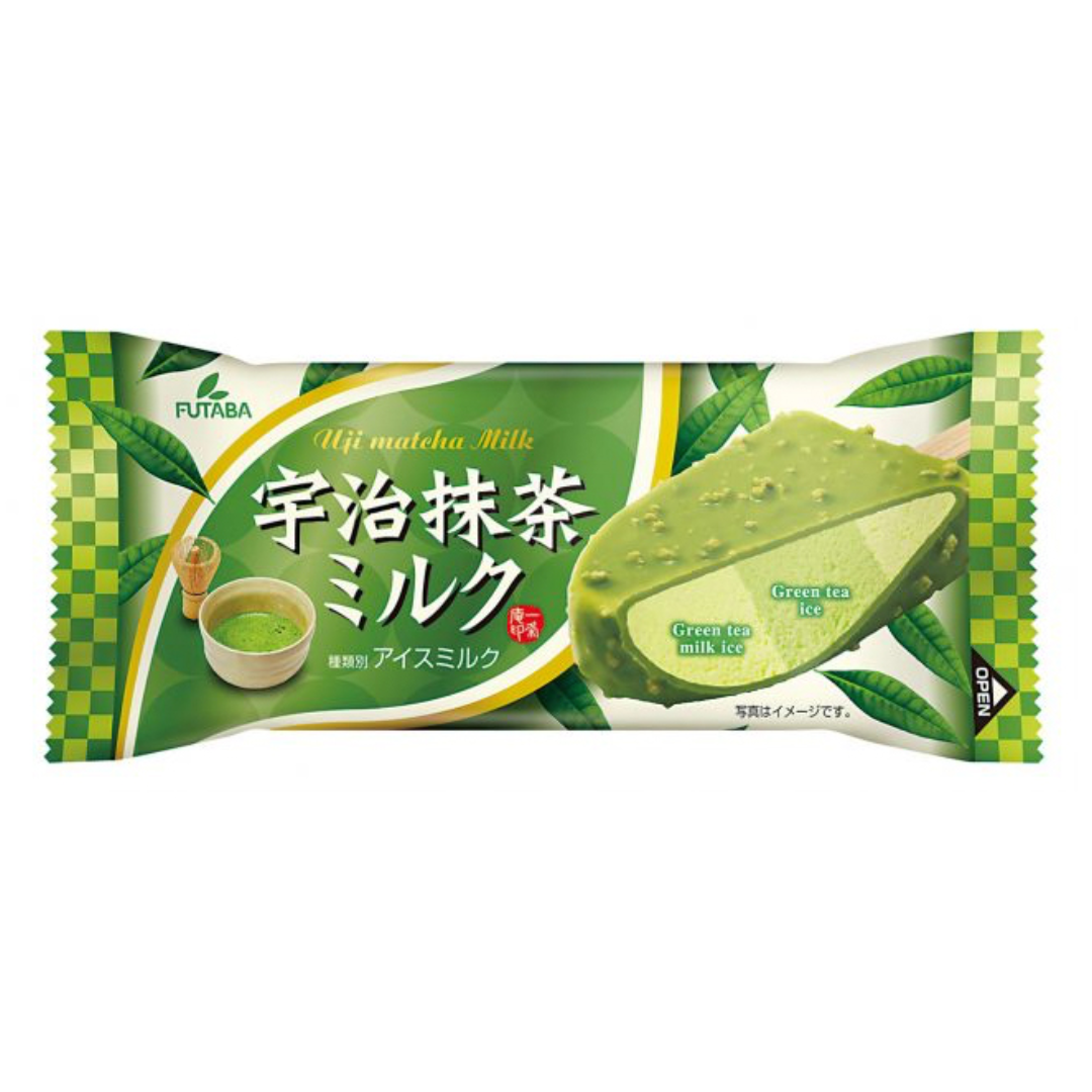 FUTABA UJI MATCHA MILK ICE BAR 1P – HANAMARU JAPANESE MARKETPLACE